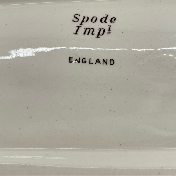 Copeland Spode Vintage Imperial Ivory Banana Leaf Platter Relish Tray England - Picture 9 of 9